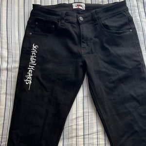 Suicidal Hearts Stretch Denim Jeans Size 32 Men’s